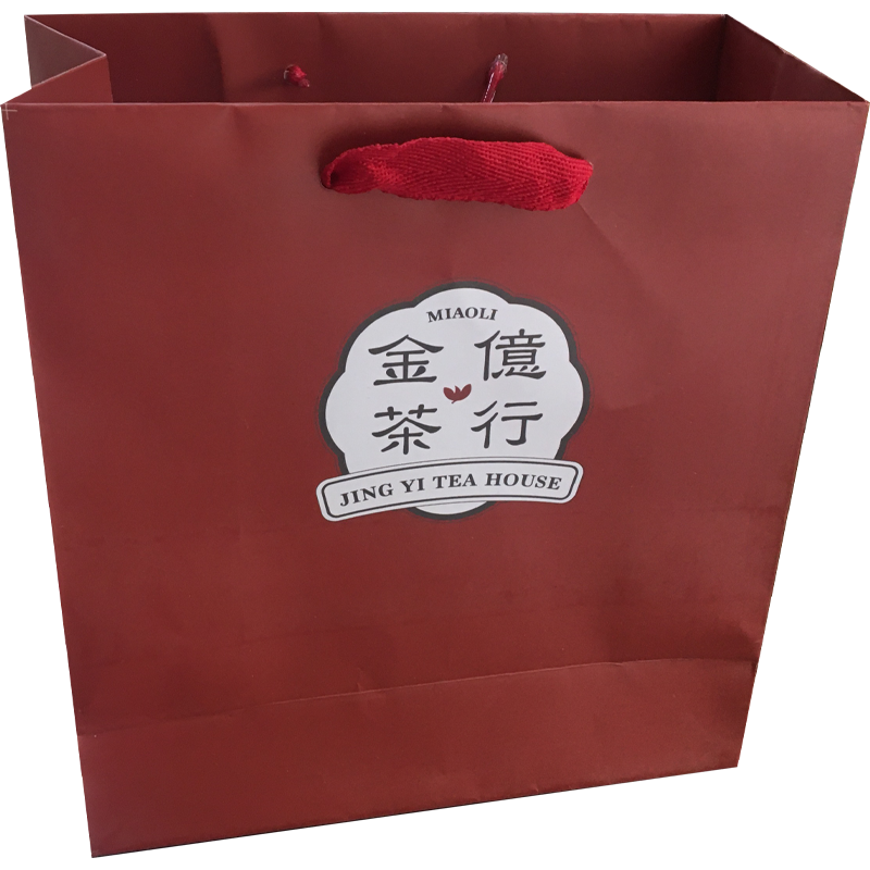 Art Paper Bags with Twill Ribbon Handles