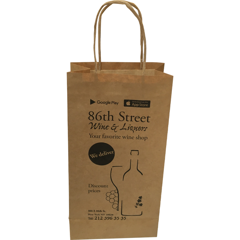 Wine Recycled Paper Bags